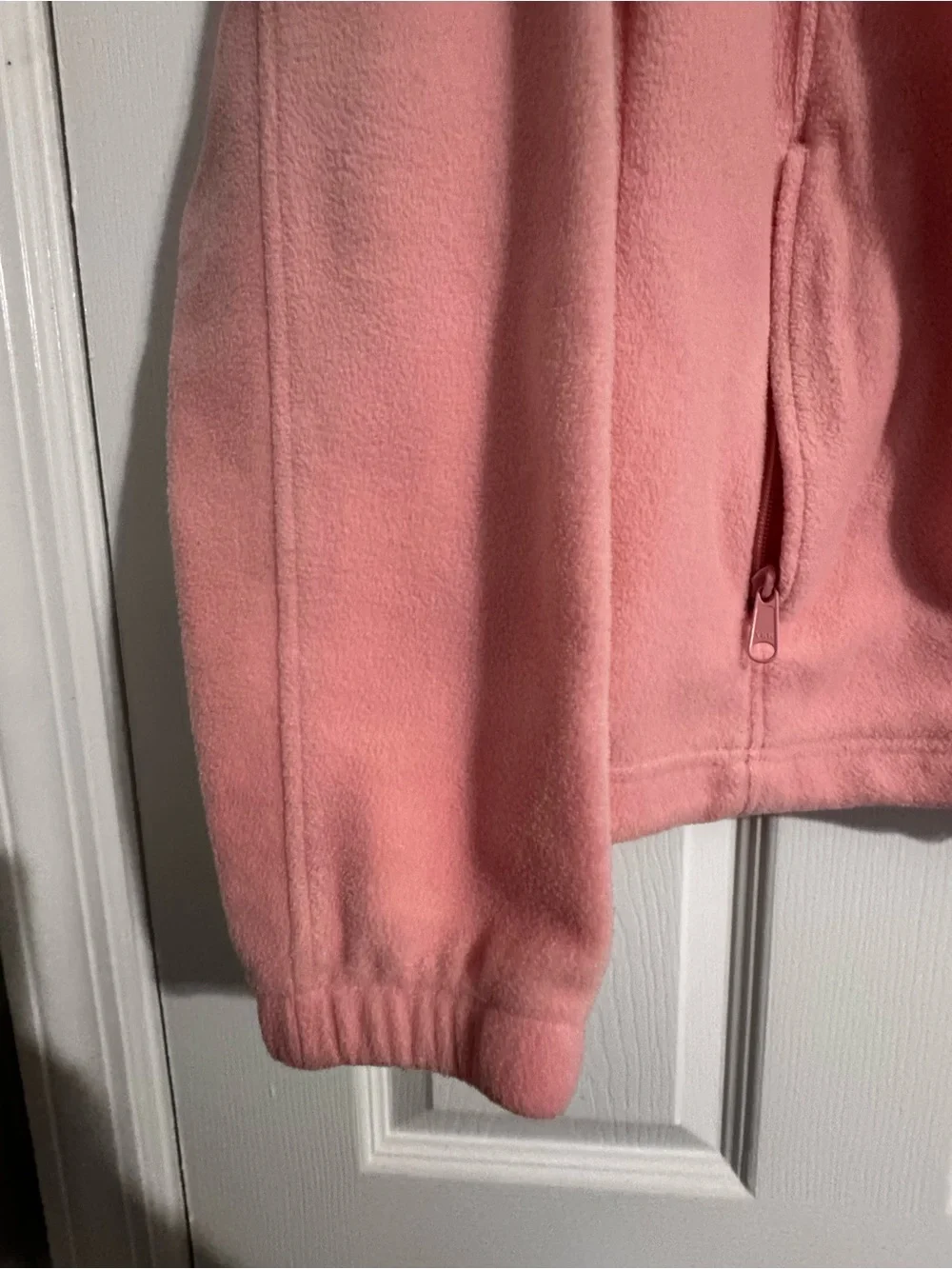 Columbia Pink Full-Zip Girls' Fleece Jacket